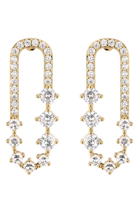 The Muse Cascade Hoop Earrings