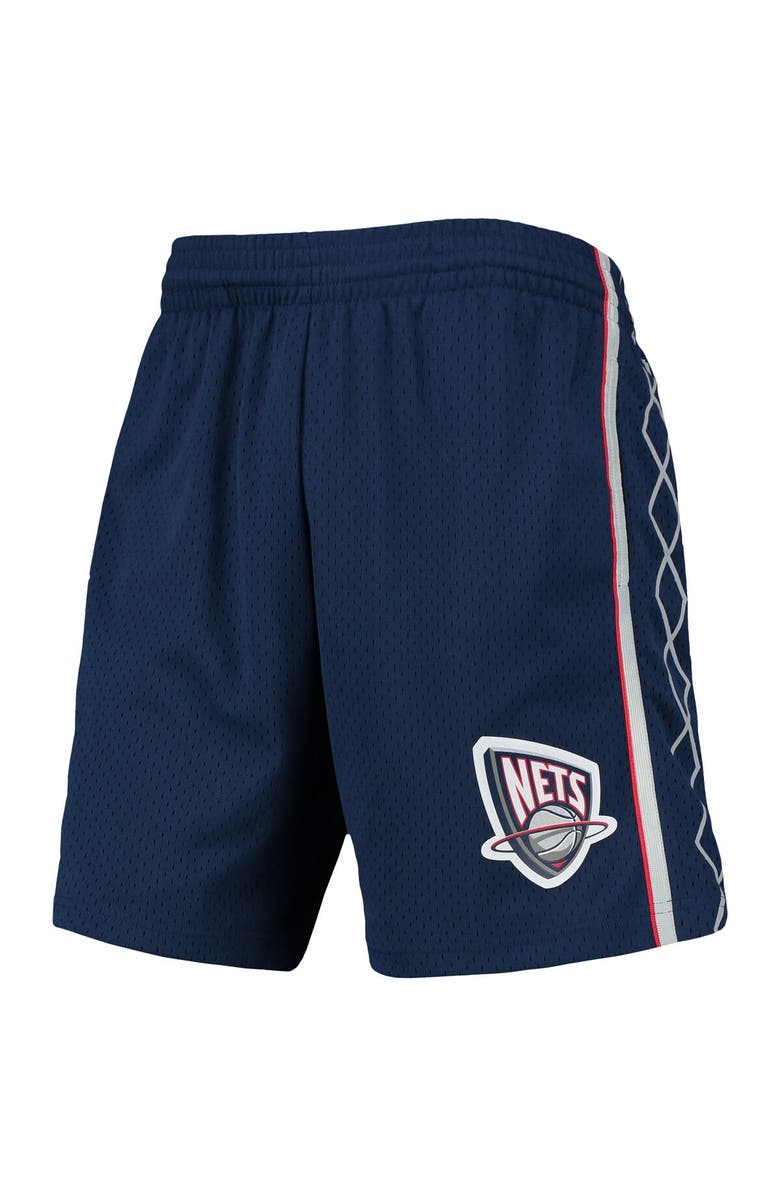 Mitchell & Ness Men's Mitchell & Ness Navy New Jersey Nets 2006/07 Hardwood Classics Swingman Shorts, Alternate, color, 