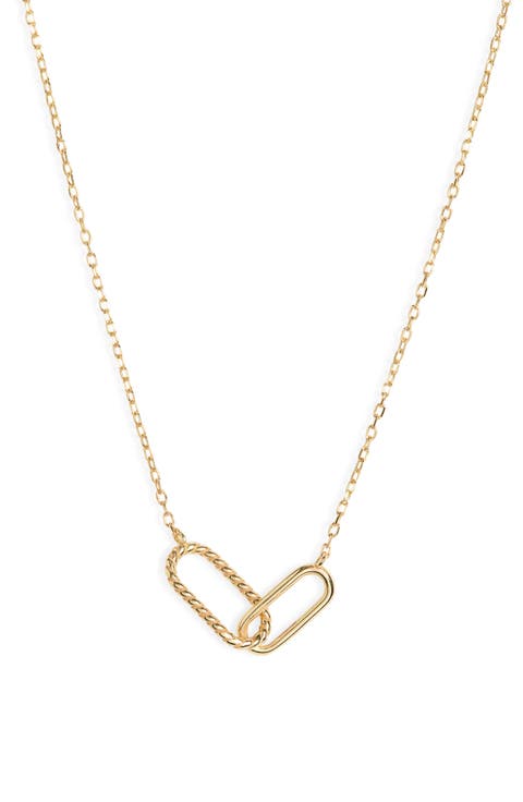 Interlocking Link Necklace