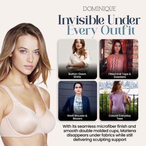 Dominique Intimates Marlena Seamless Shaping Bra In Neutral