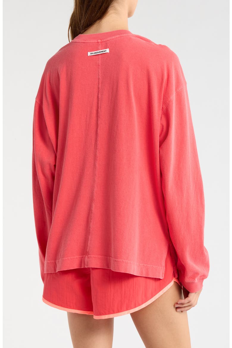 FP Movement Hustle Layer Knit Top, Alternate, color, GRAPEFRUIT