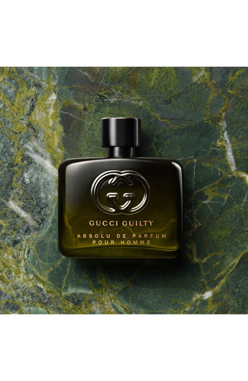 Gucci Guilty Absolu De Parfum Pour Homme In Transparent