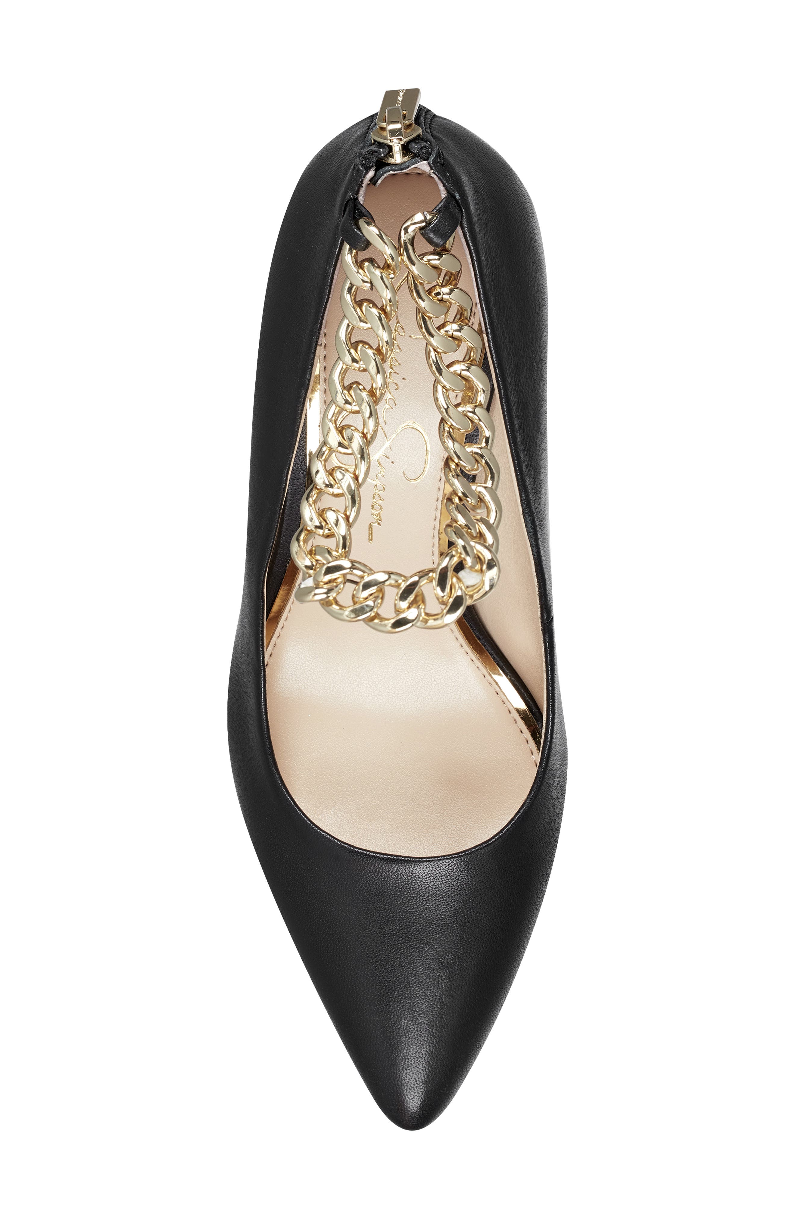 Jessica Simpson Abrellia Curb Chain Ankle Strap Pump, Alternate, color, 