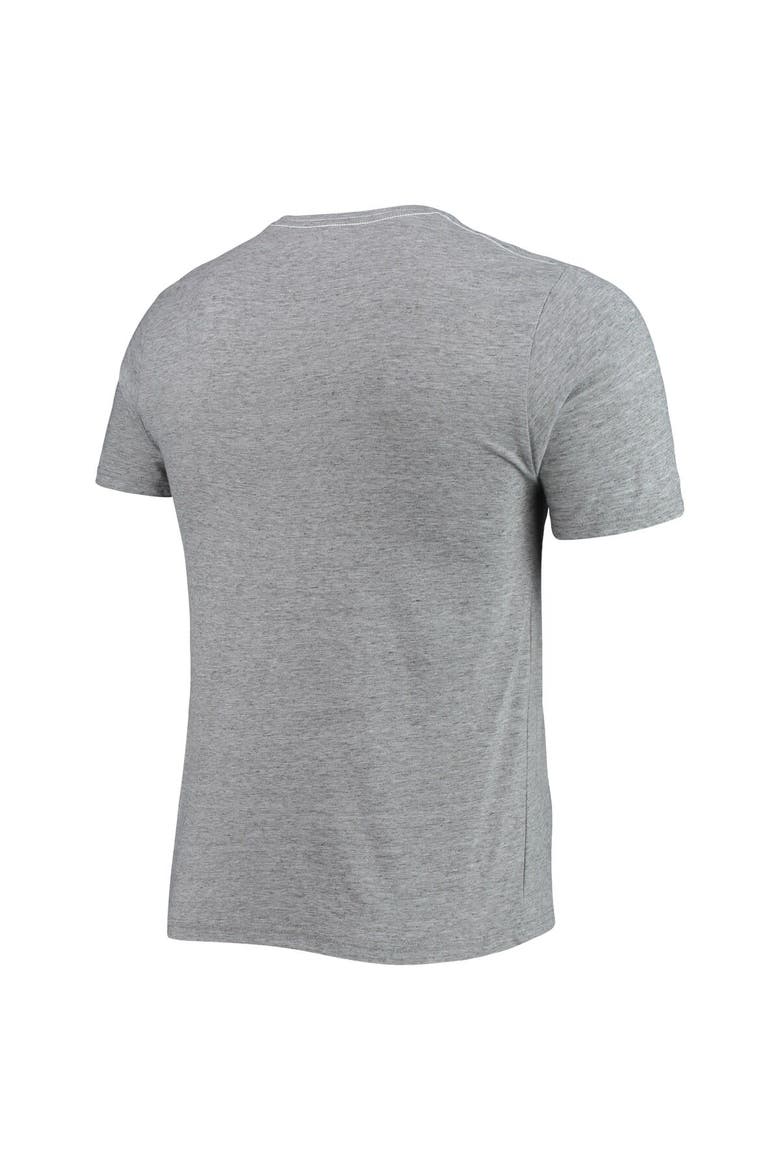 Men's League Collegiate Wear Heathered Gray Georgetown Hoyas Hero Shot Victory Falls Tri-Blend T-Shirt, Alternate, color, Heather Gray