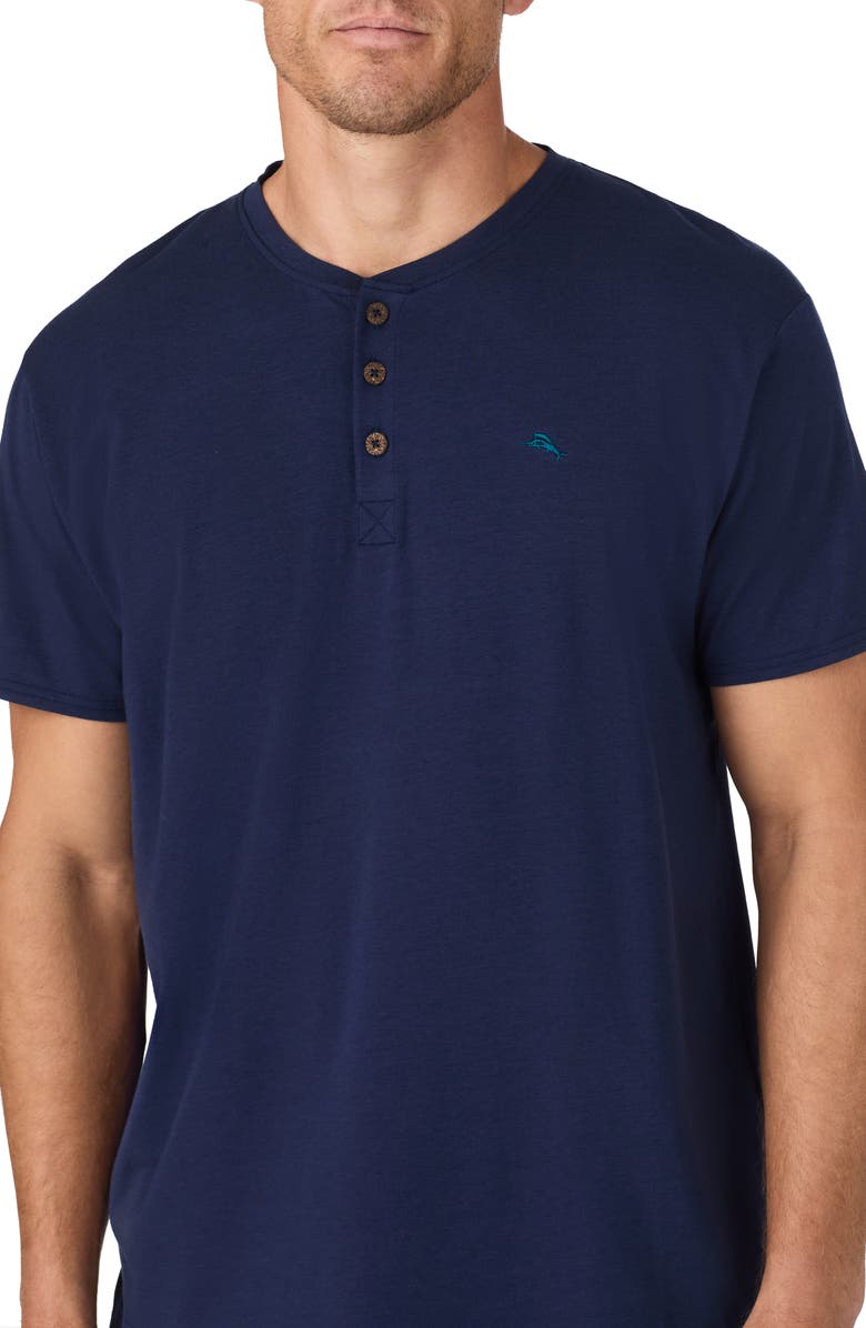 Tommy Bahama Cotton Blend Pajama Henley, Alternate, color, 