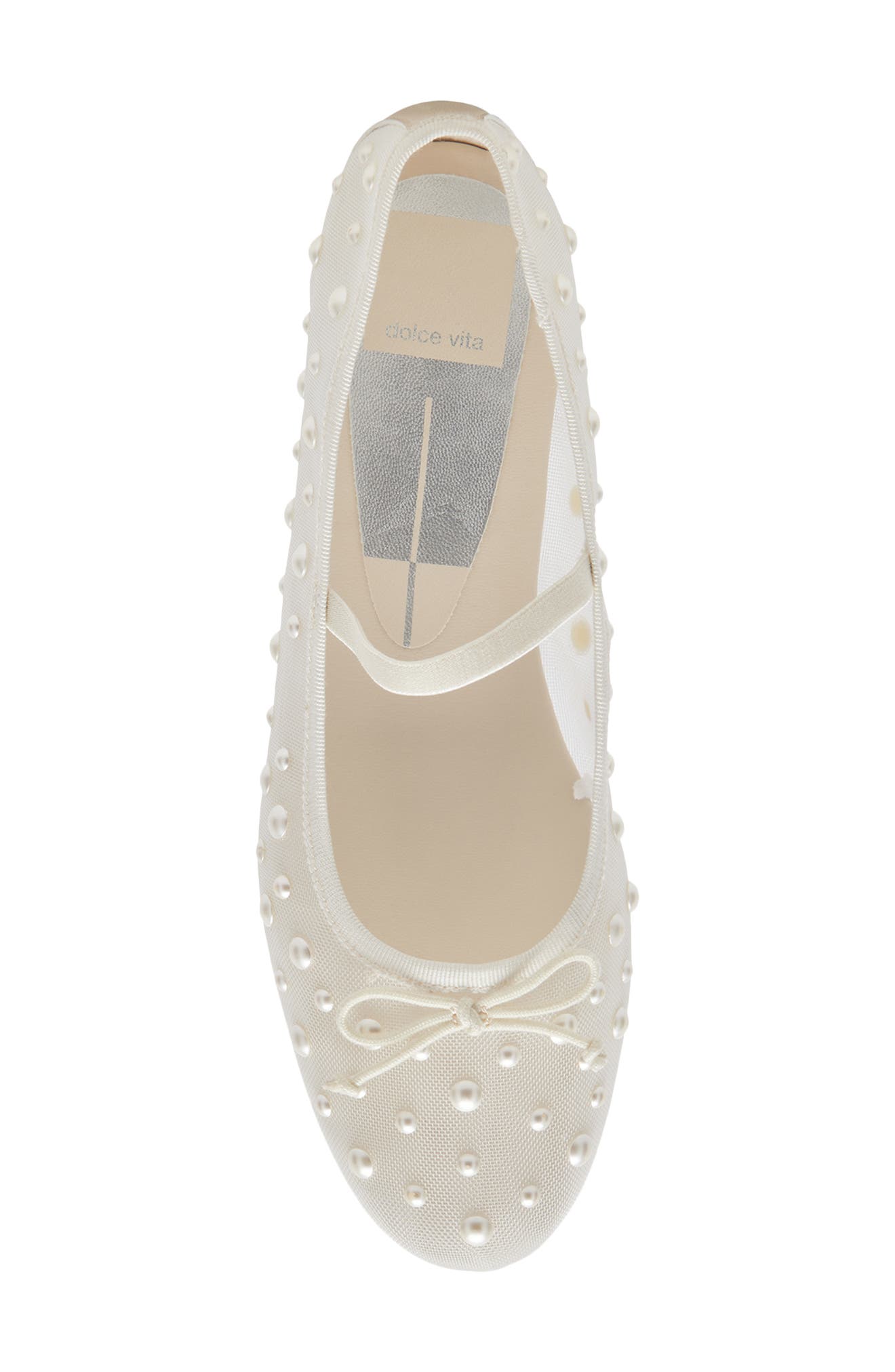 Dolce Vita Cadel Imitation Pearl Mary Jane Flat, Alternate, color, 