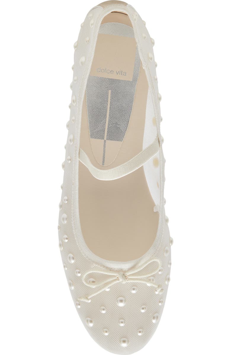 Dolce Vita Cadel Imitation Pearl Mary Jane Flat, Alternate, color,