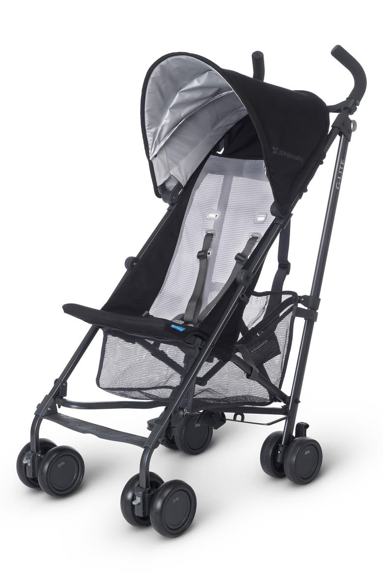 UPPAbaby G-LITE - Black Frame Stroller, Main, color, 