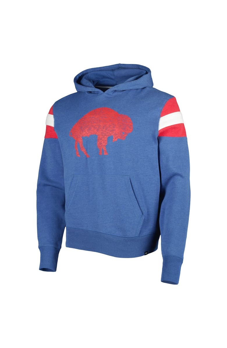 '47 Men's '47 Royal Buffalo Bills Legacy Premier Nico Pullover Hoodie, Alternate, color, Heather Royal