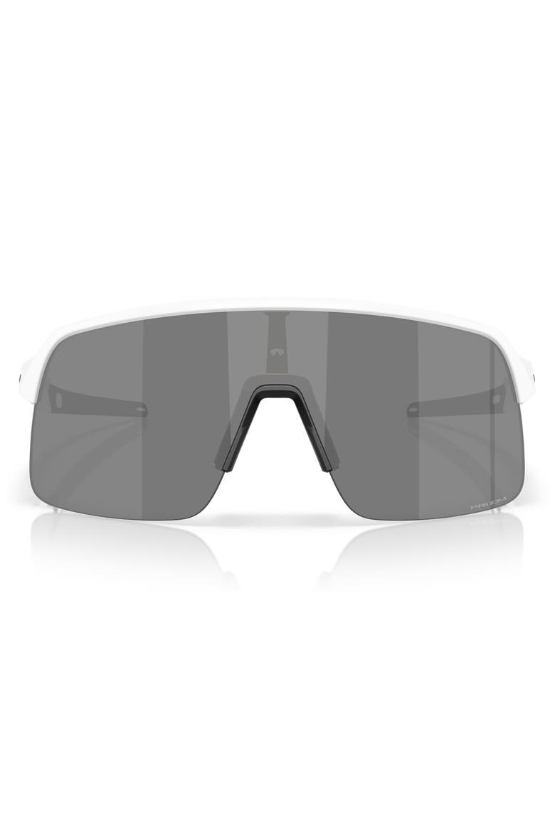 Sutro Lite Players Collection 39mm Prizm™ Polarized Wrap Shield Sunglasses, Main, color, BLACK WHITE