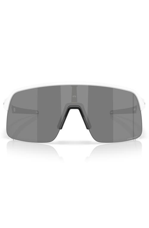 Oakley Sutro Lite Players Collection 39mm Prizm™ Polarized Wrap Shield Sunglasses In Black White