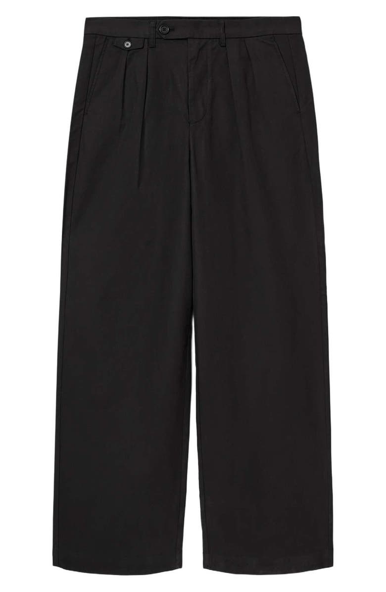 AllSaints Conway Cotton Pants, Alternate, color, Black