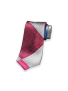 Paul Fredrick Patchwork Woven Silk Tie