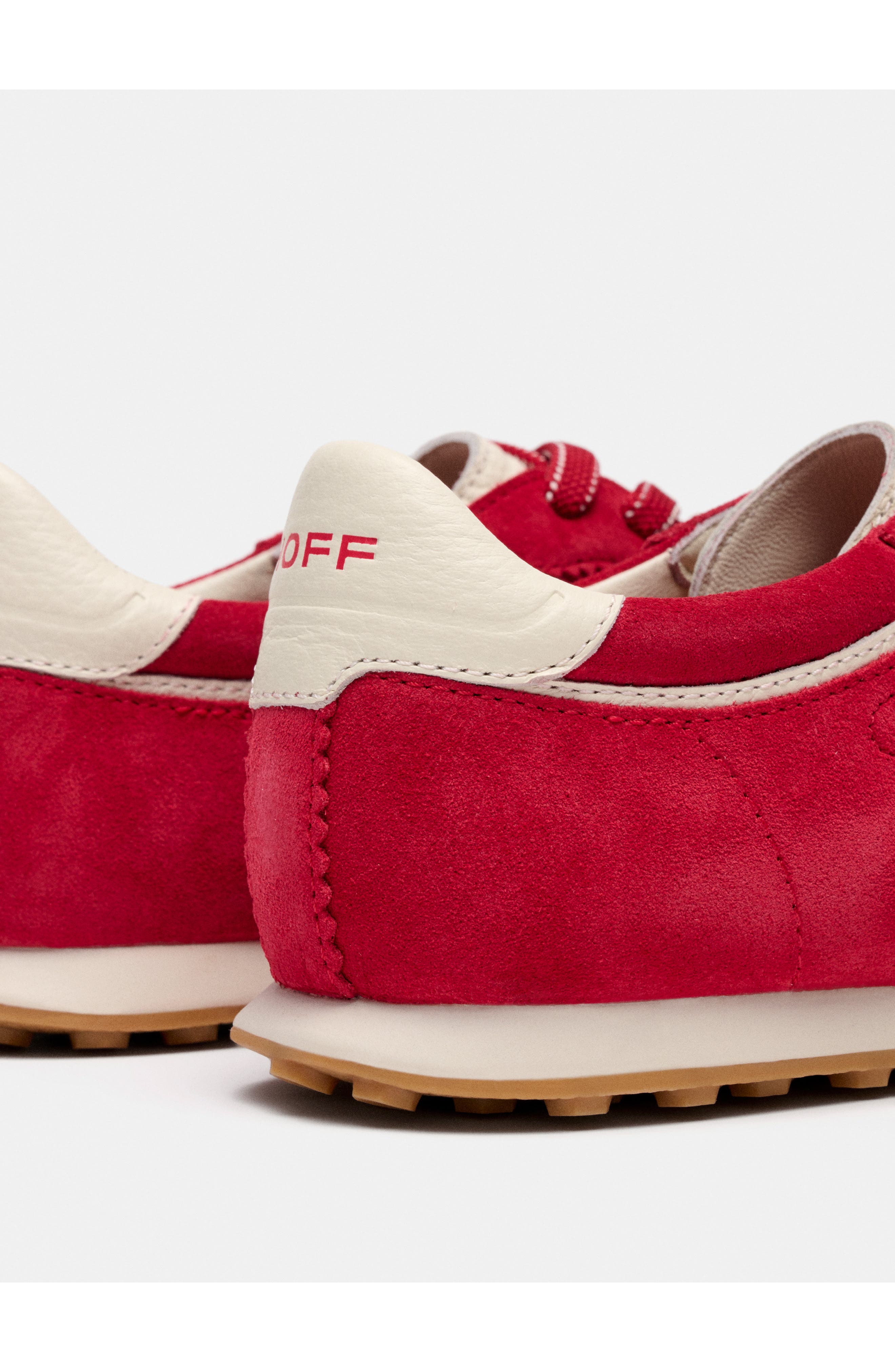 Gender Inclusive Bridge Sneaker, Alternate, color, RED