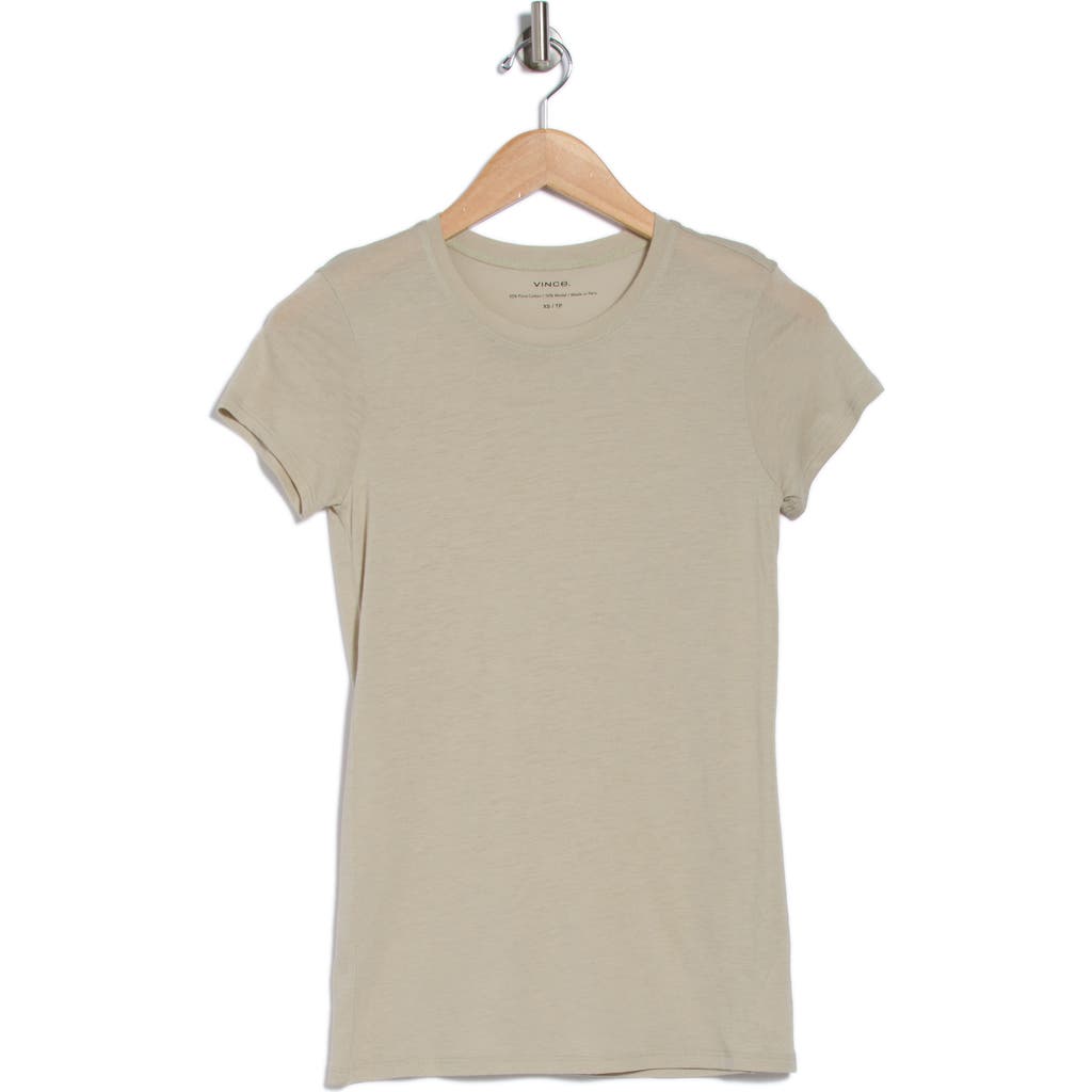 Shop Vince Little Boy T-shirt In White Jade
