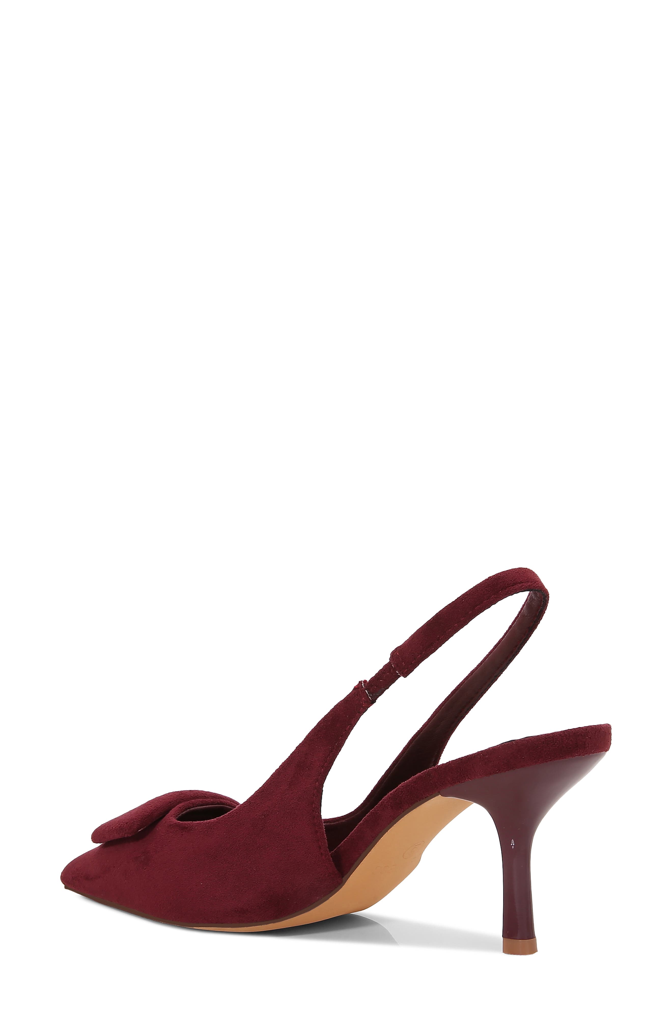 Heddie Slingback Pump, Alternate, color, WINE