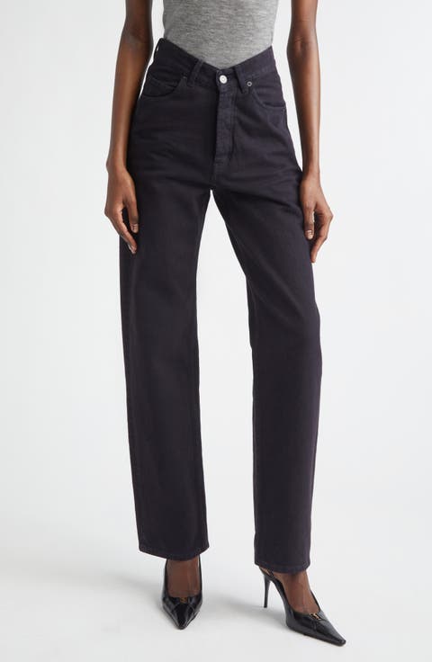 V-Waist Jeans (Midnight Black)