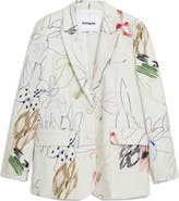 Desigual Abstract Print Blazer