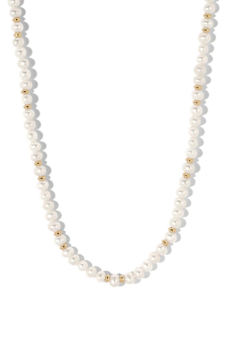 Bette Freshwater Pearl Necklace, Main, color, GOLD/ PEARL
