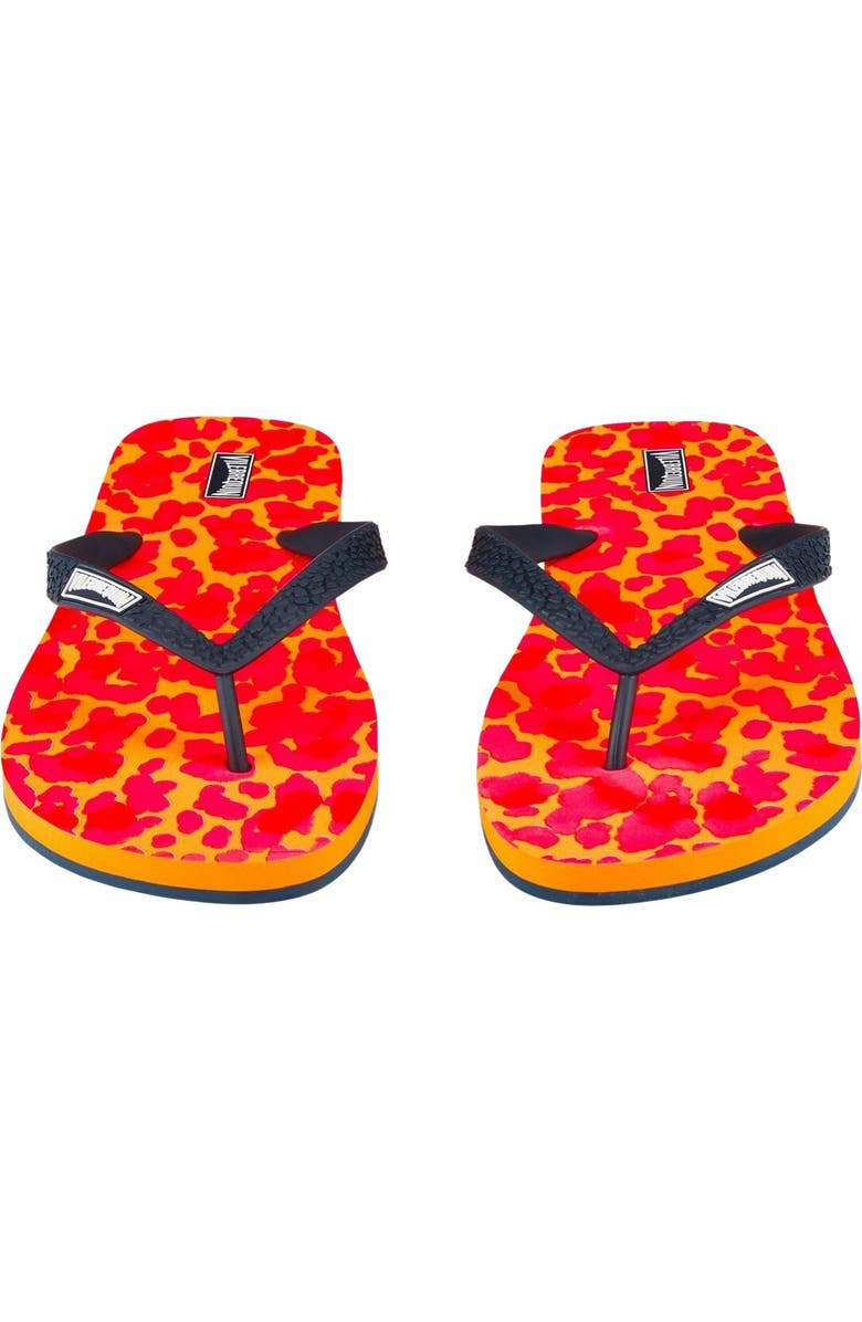 Vilebrequin Men's New Leopard Beach Flip Flops, Alternate, color,