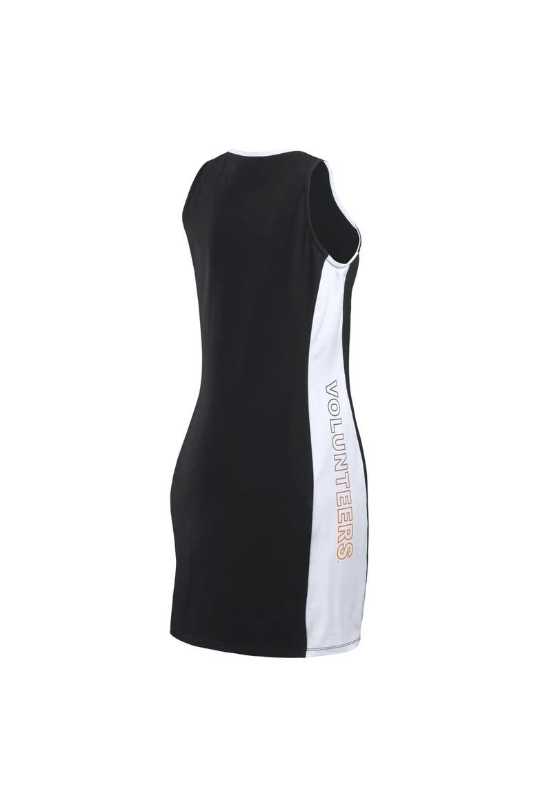 Women's WEAR by Erin Andrews Black Tennessee Volunteers Bodyframing Tank Dress, Alternate, color, Black
