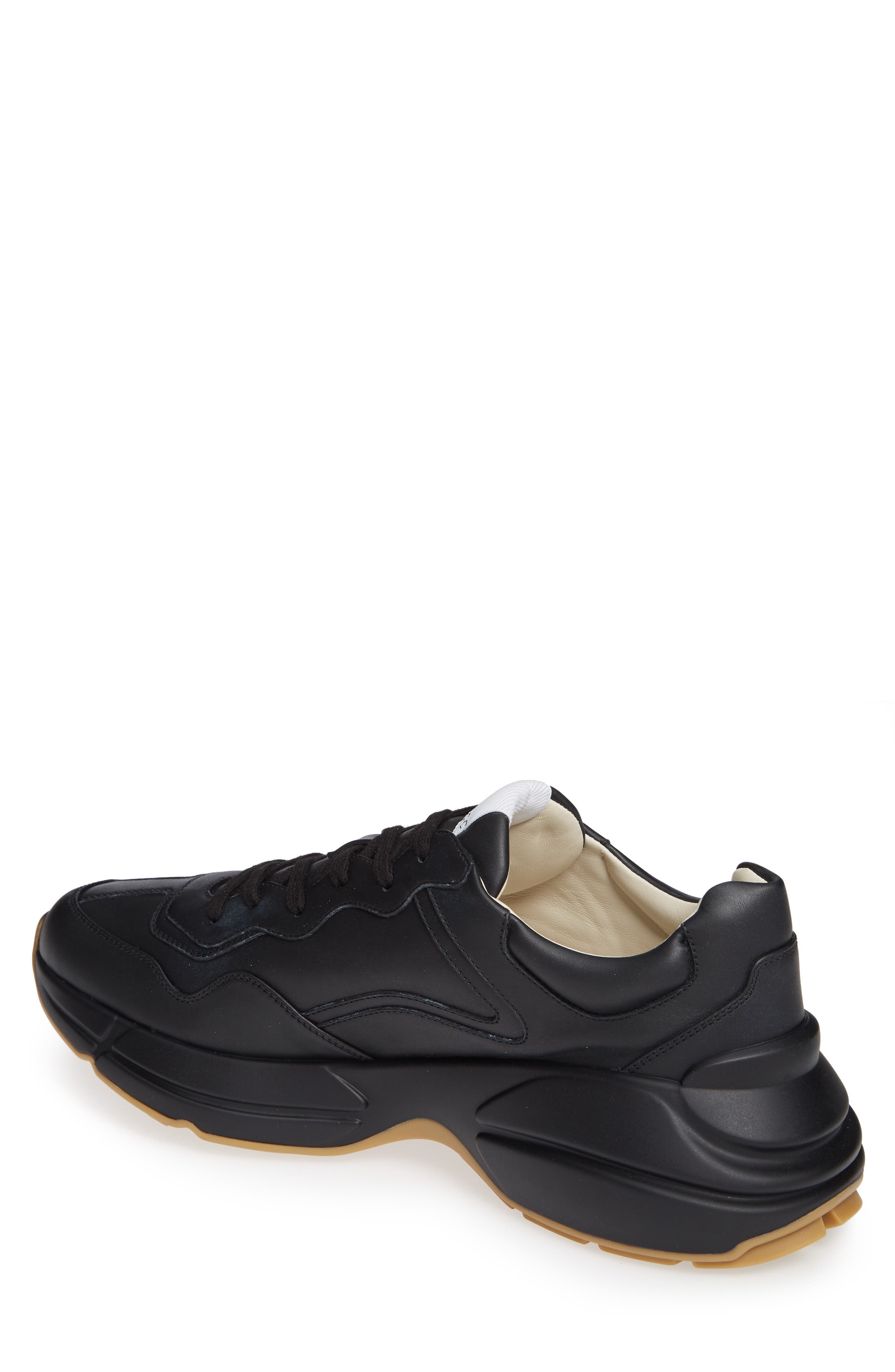Rhyton Sneaker, Alternate, color, BLACK