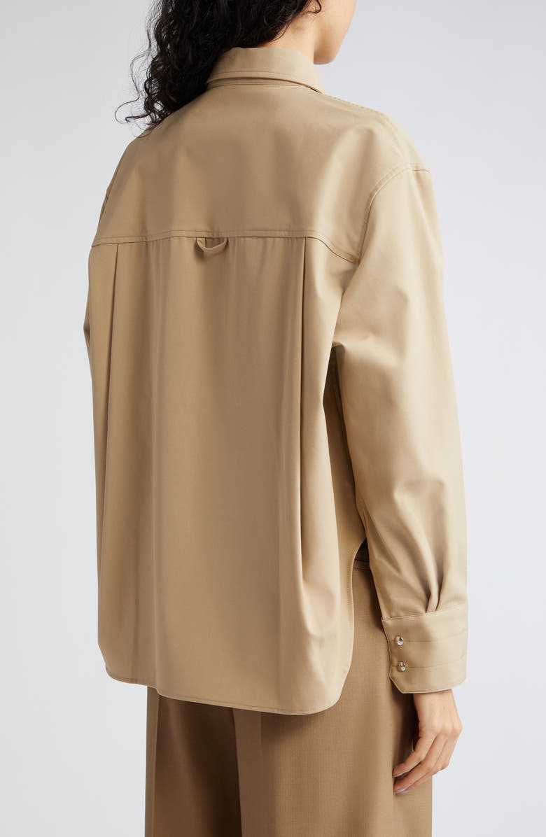 Maria McManus Oversize Organic Cotton Snap-Up Shirt, Alternate, color, 
