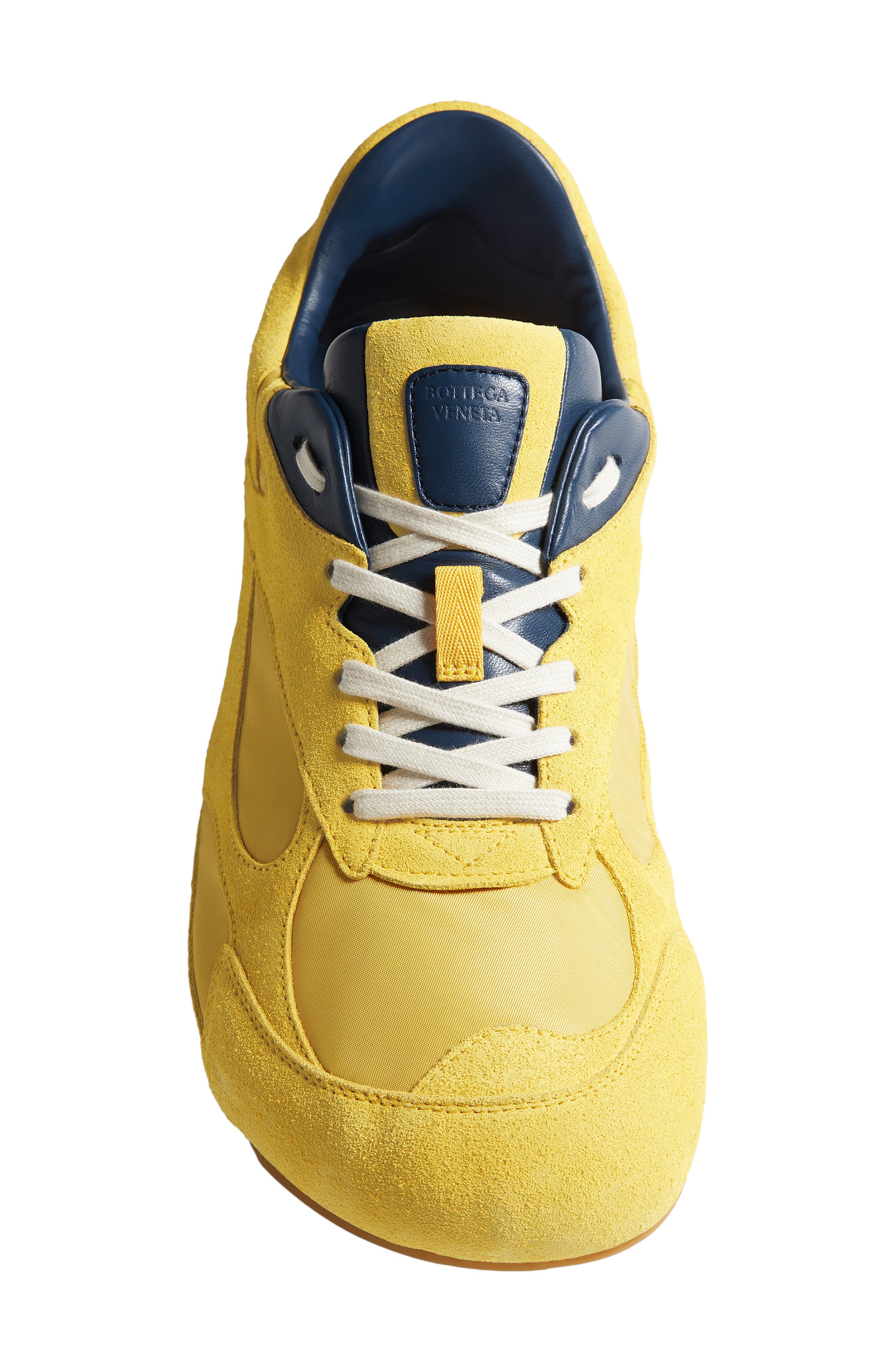 Bottega Veneta Orbit Flash Sneaker, Alternate, color, 7386 Taxi/ Denim