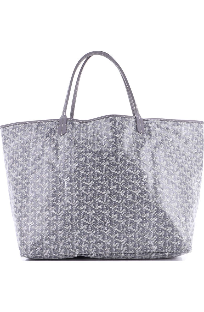 Pre-Owned Goyard Saint Louis Tote Coated Canvas GM, Main, color, Gray