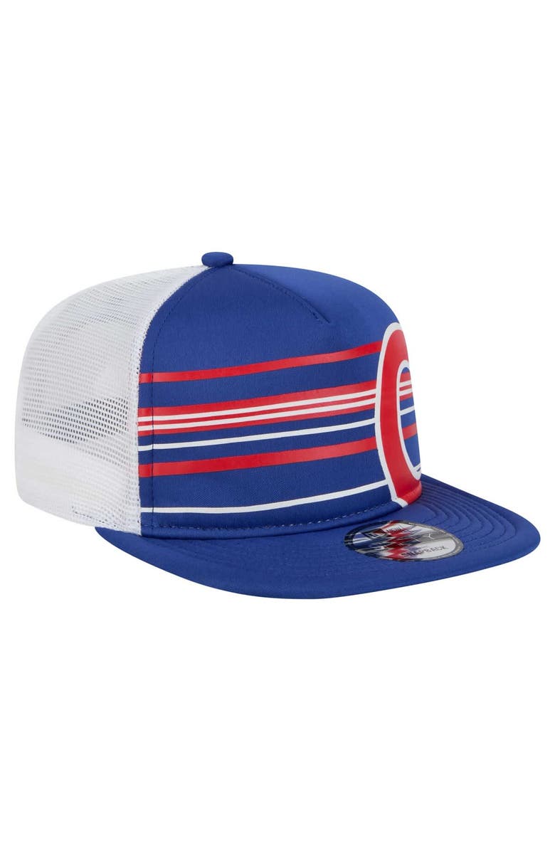 New Era Men's New Era Royal Chicago Cubs 9FIFTY A-Frame Trucker Snapback Hat, Alternate, color, Royal