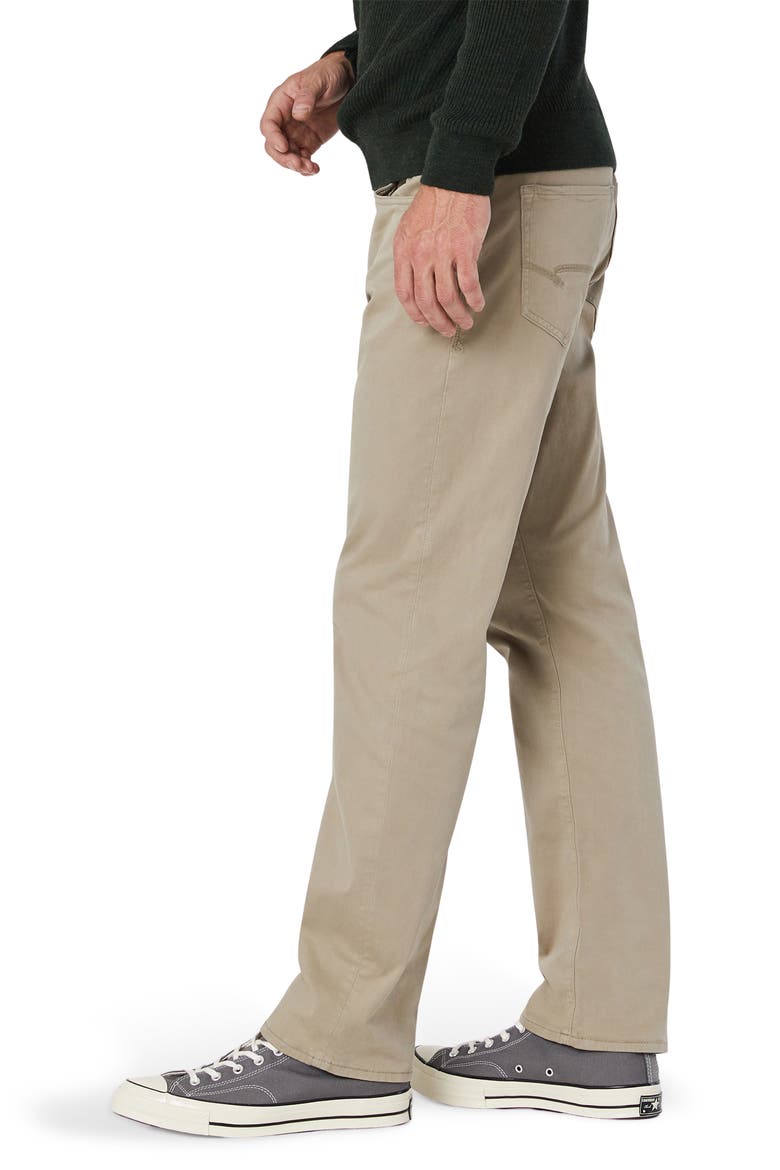 Matt Relaxed Straight Leg Twill Pants, Alternate, color, BAMBOO TWILL