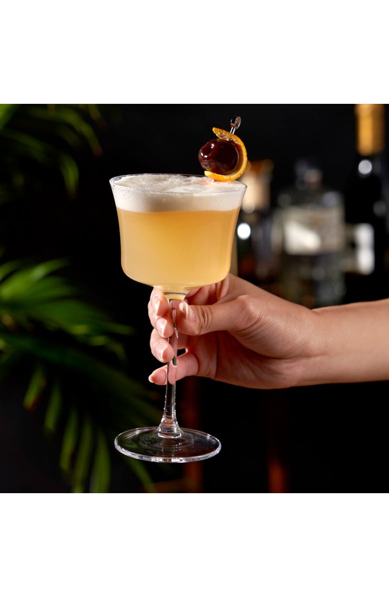 Viski Raye Crystal Sour Glasses Set of 2, Alternate, color, Clear