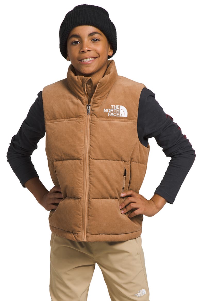 Kids' 1996 Retro Nuptse® Puffer Vest, Main, color, ALMOND BUTTER