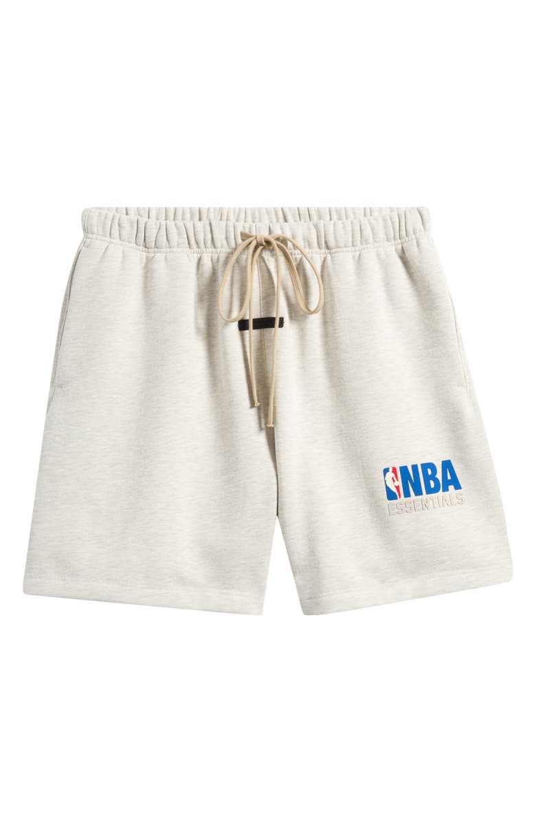Fear of God Essentials x NBA Cotton Blend Fleece Sweat Shorts, Alternate, color, 