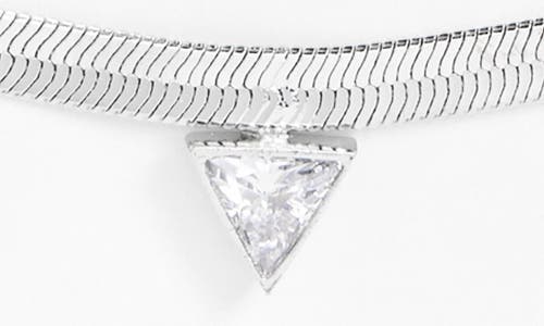 Child Of Wild Arden Cubic Zirconia Choker In Silver