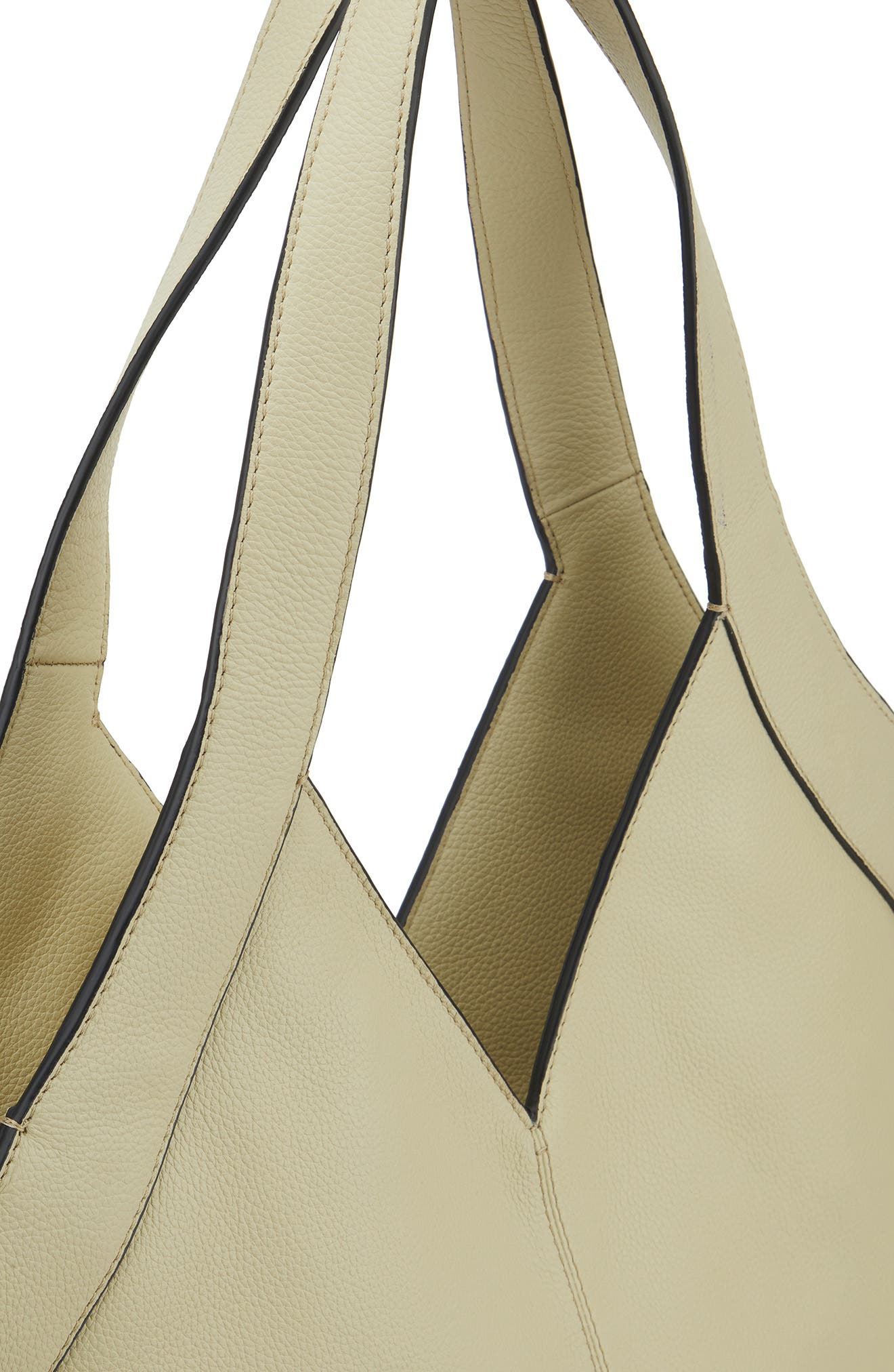 Safra Pebble Leather Tote, Alternate, color, MOJAVE