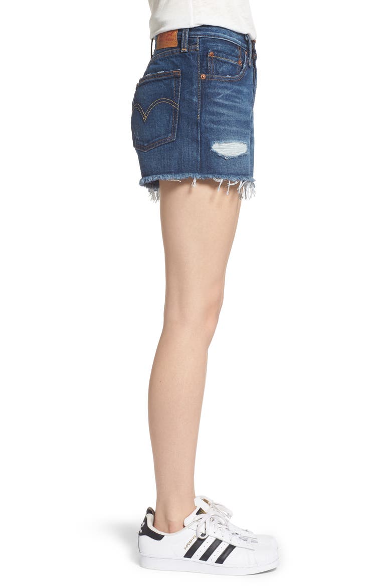 Levi's® 501® Denim Shorts, Alternate, color, SILVERLAKE