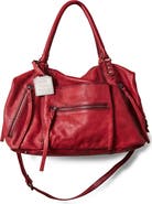 Free People We The Free Emerson Lambskin Leather Tote