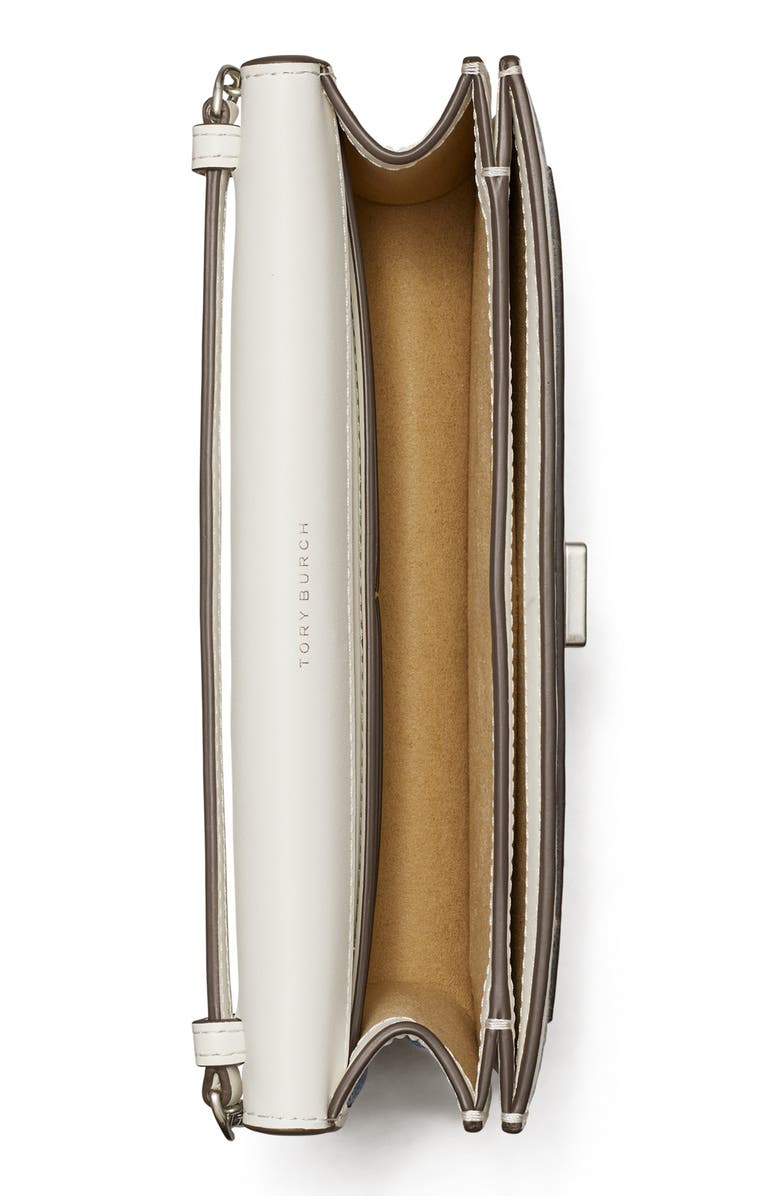 Tory Burch T Monogram Denim Wallet Crossbody, Alternate, color, 