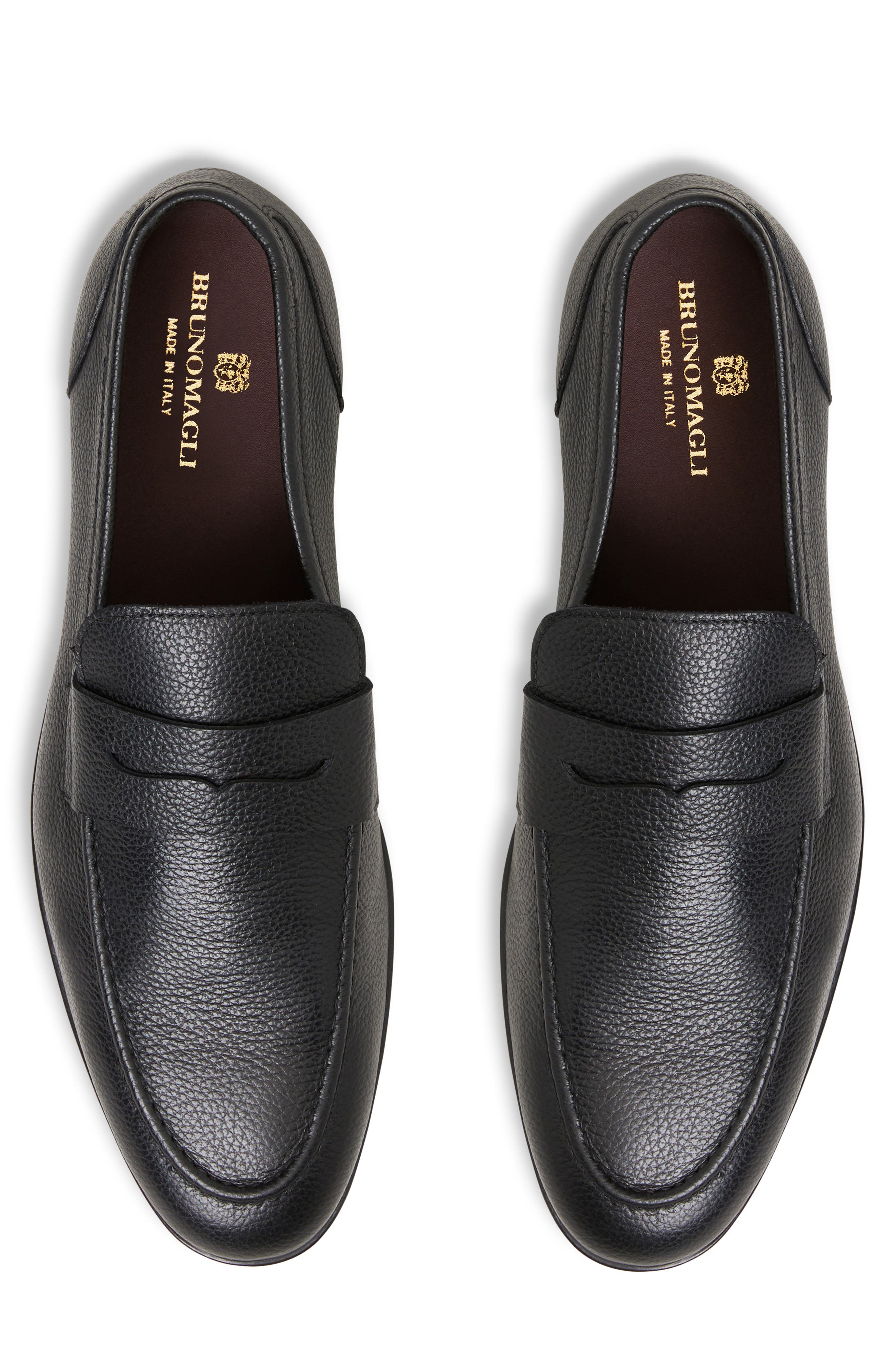 Bruno Magli Lastra Penny Loafer, Alternate, color, Black