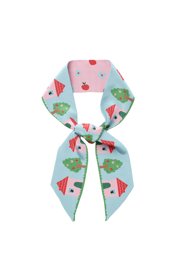 House Twilly Ribbon Scarf, Main, color, Blue