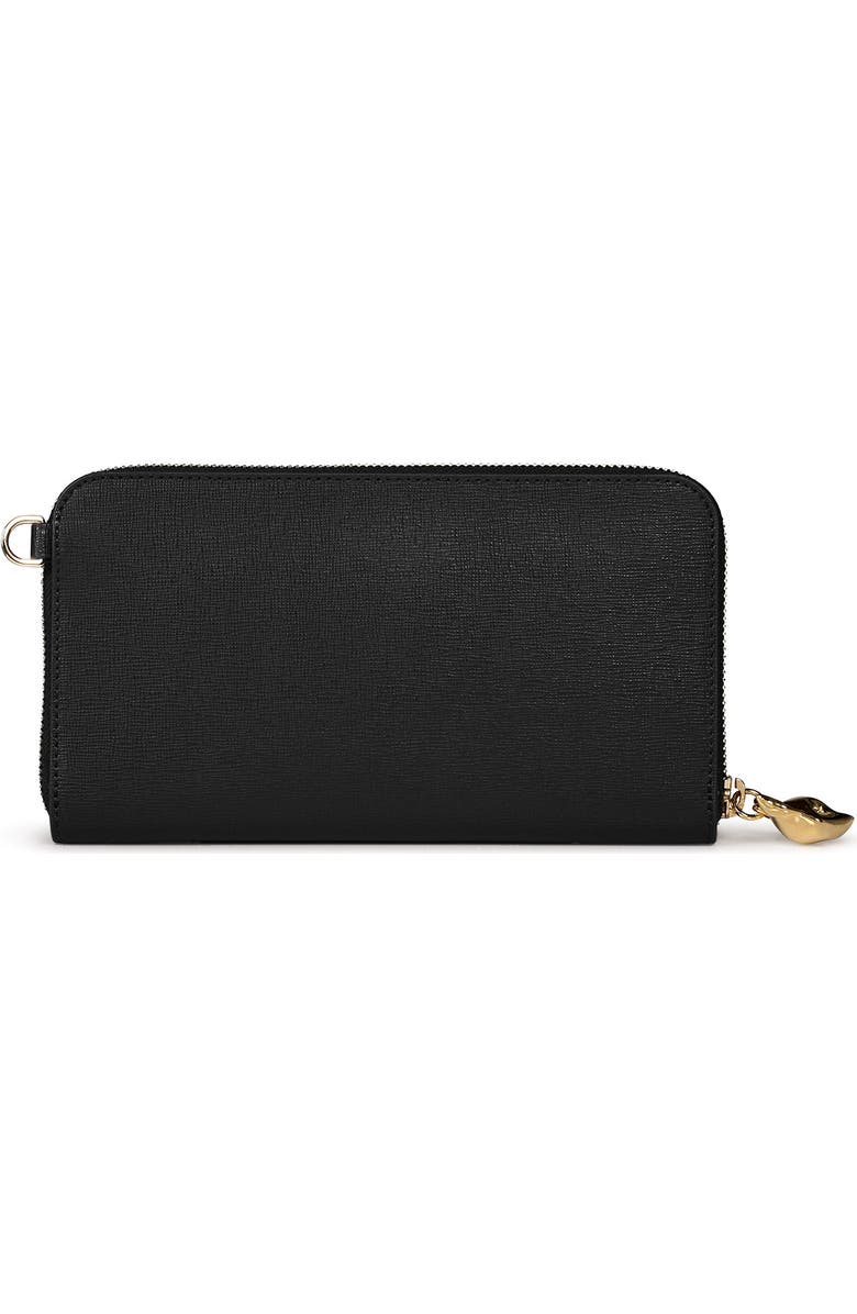 DESERI Paris Clutch, Alternate, color, Black With Strap
