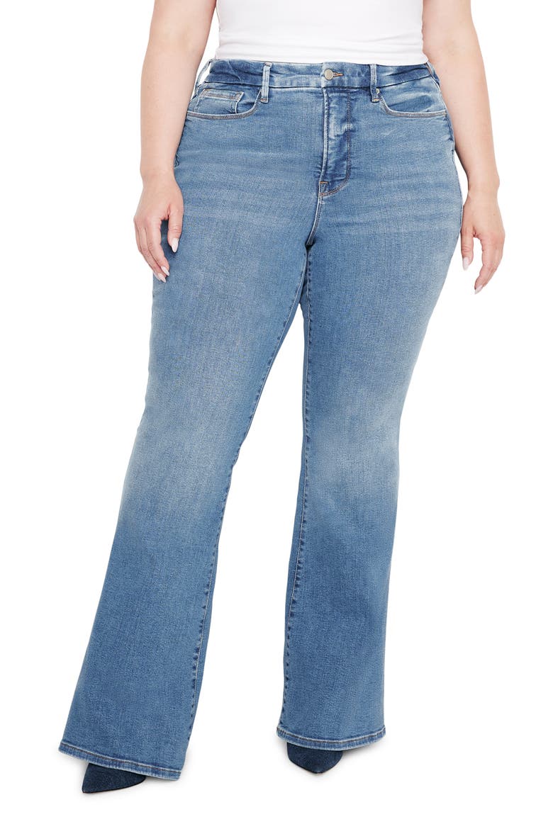 Good Legs Flare Jeans, Alternate, color, INDIGO456