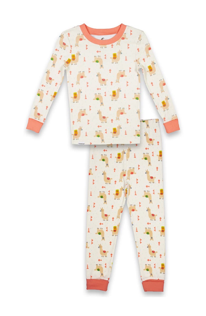 SGI Apparel Free 2 Dream Llama Pajama 2-Piece Set, Main, color, 