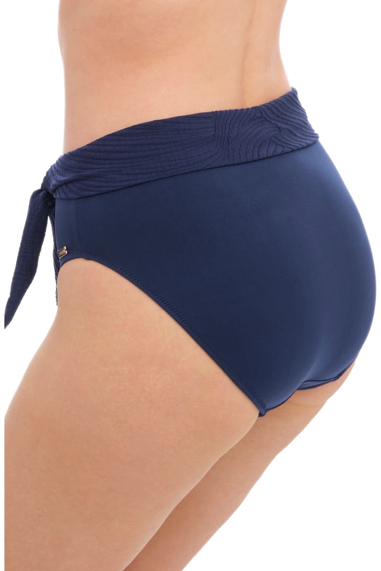 Ottawa High Waist Bikini Bottoms, Alternate, color, INK