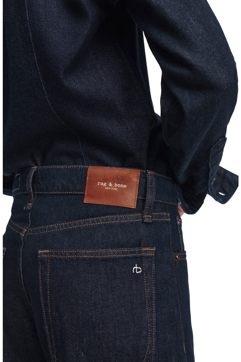 Andi High Waist Ankle Wide Leg Jeans, Alternate, color, DARK RINSE