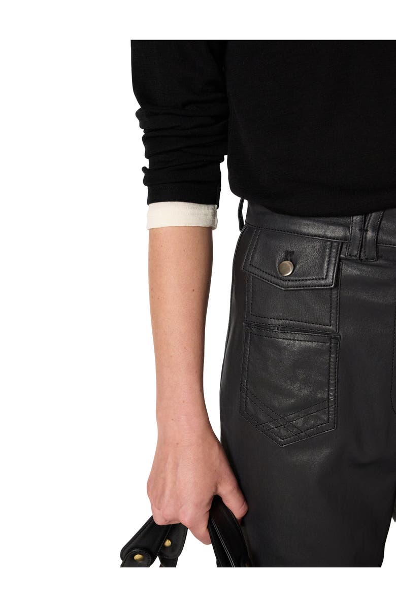 GERARD DAREL Hanae Wool Knitted Top, Alternate, color, Black