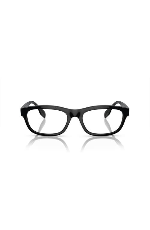 Burberry 54mm Irregular Optical Glasses In Black