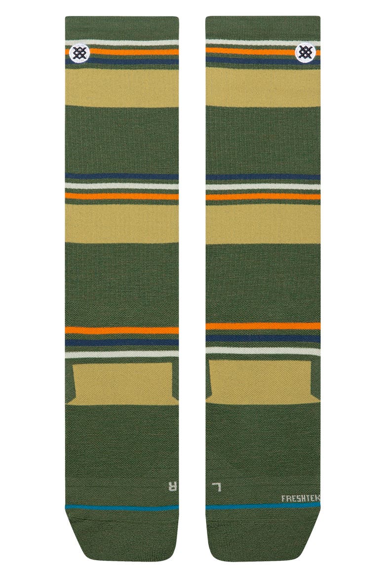 Walton Hike Light Crew Socks, Alternate, color, GREEN