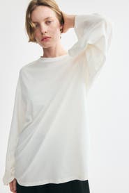 H&M Long-sleeved Cotton Top